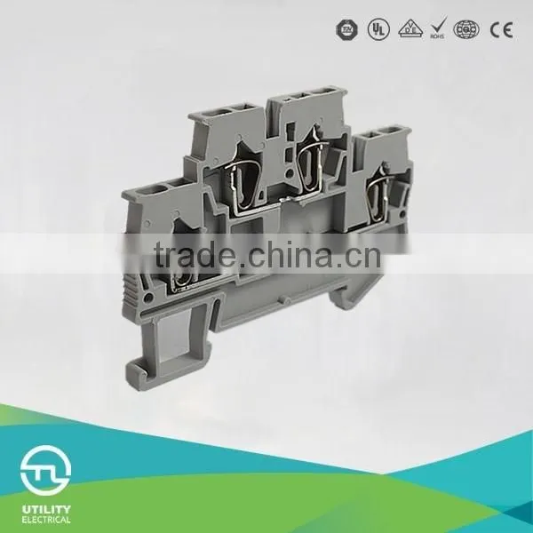 Double-layer Return-pulling Spring Type Terminal Blocks photo-3