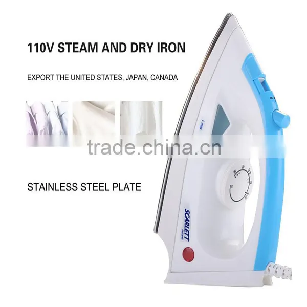 Electric Iron 110v or 220v Household Stainless Steel Electric Iron Hand Held Wet and Dry Electric Iron