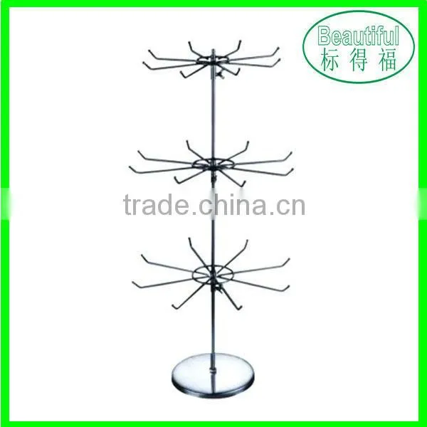 Three Tiers Metal Jewelry Display Racks