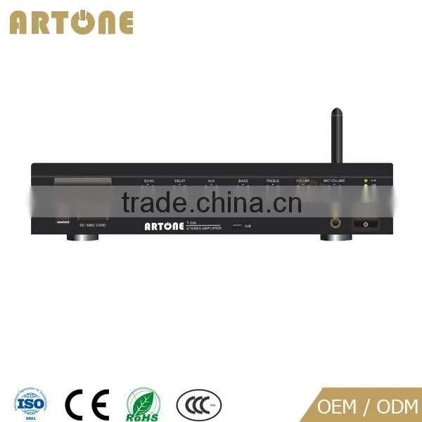 T-206 Mini Economical Wireless Portable pa Amplifier for Wireless Sound System