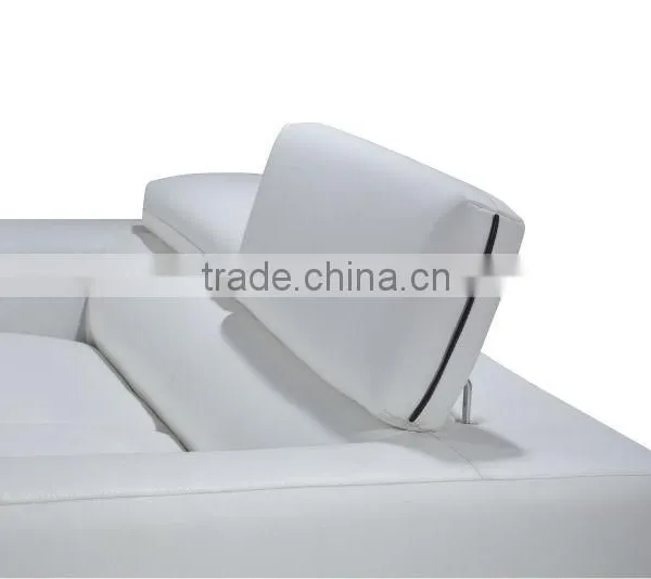 Bedroom Furniture Mini Sectional Sofa Leather Modern photo-5