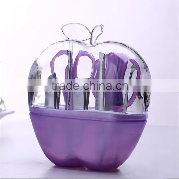 Girls 9Pcs Apple Manicure Tools Set