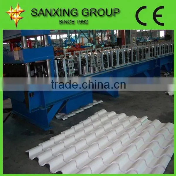 Glazed Metal Tile Corrugated Roll Forming Machine photo-2