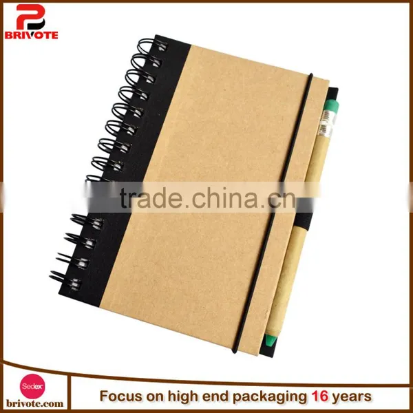 Hardcover Notebook With Pen/Spiral Notebookk/PU Leather Notebook Quality Choice photo-3