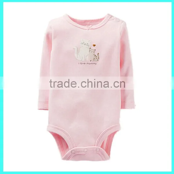 Made in China New Arrival 100% Cotton Printed Bowknot Long Sleeved Baby Rompers photo-2