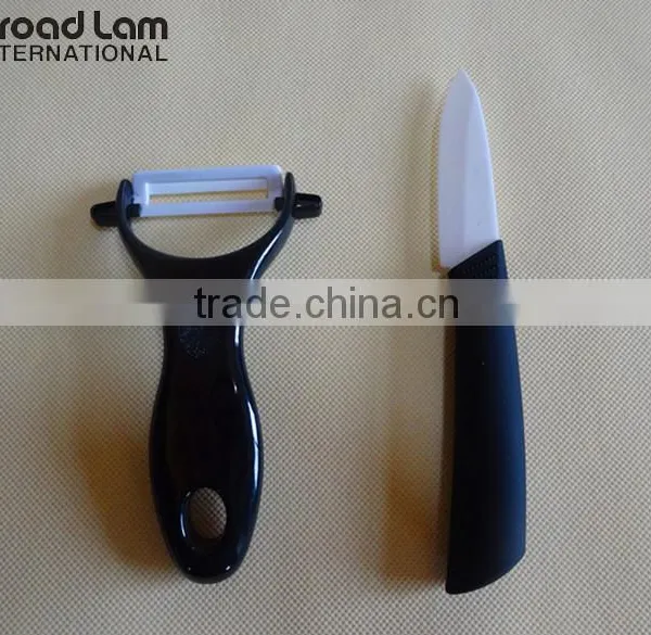 Universal Set of 2 Ceramic Small Fruit Knife 3 Inch With Peeler in Window Box photo-3