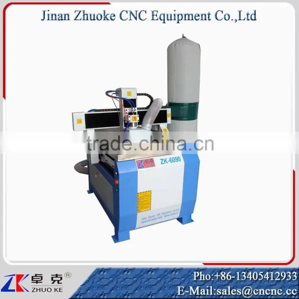 Cheap Metal CNC Engraver Engraving Machine ZK-6090 600*900MM With 1.5KW Water Cooling Spindle Dust Collector photo-3