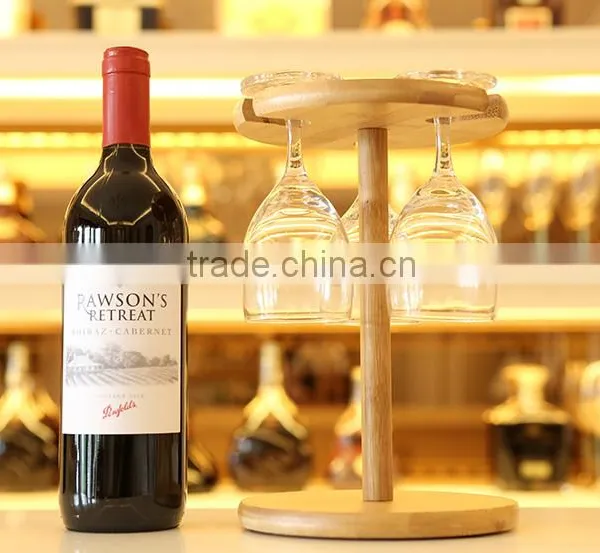 Bamboo Wine Glass Drying Rack