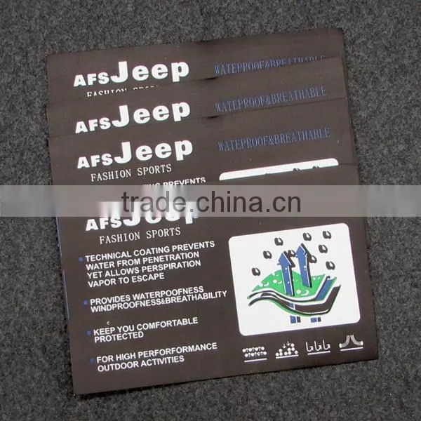 Classical Sports Wear Labels For Clothing photo-3