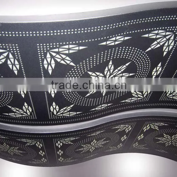 Curved Perforated Aluminum False Ceiling Panel