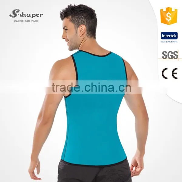 S-SHAPER Men Slimming Sweat Vest Neoprene Tank Top Wholesale photo-3
