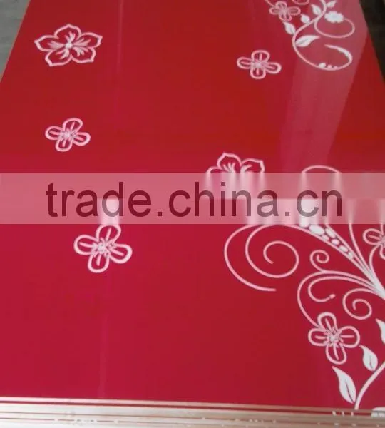 18mm UV MDF Board 18mm for Kitchen Furniture Door (ZHUV Factory in Foshan)