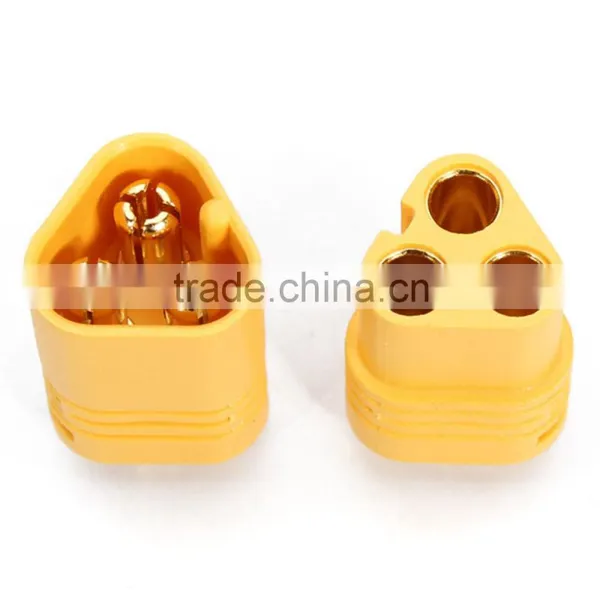 3 Poles Connector for Motors MT60 Brushless Connector Motor 3 Pole ESC