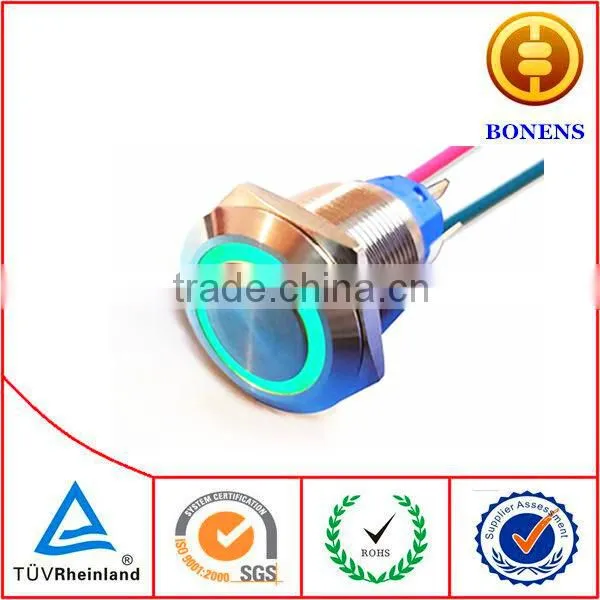 2014 New Hot Sale 19mm Metal Push Button Switch With LED Manufacture China photo-6