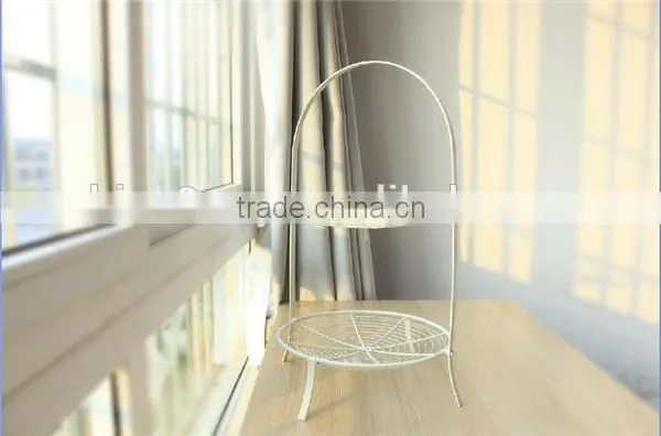 2 Tier Metal Wire Cup Cake Stand