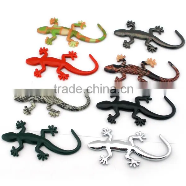 Chinese Custom Abs Chrome Auto 3d Gecko Logo Name Badge photo-2