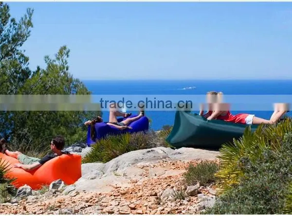 Nylon Ripstop Banana Sleeping Bag Inflatable Sofa For Sale photo-3