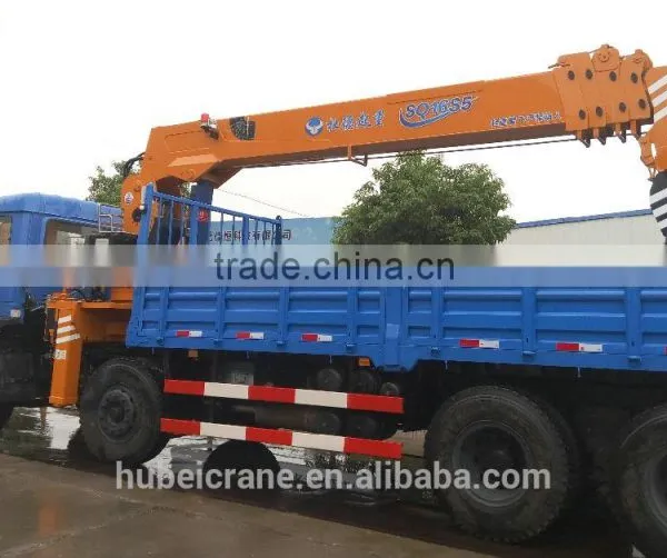 16ton Loading Crane Truck Mounted, Model No.: SQ16S5, Hydraulic Crane With Telescopic Arms