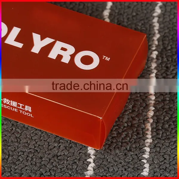 Custom Red PVC Packaging Box With White Printing photo-5