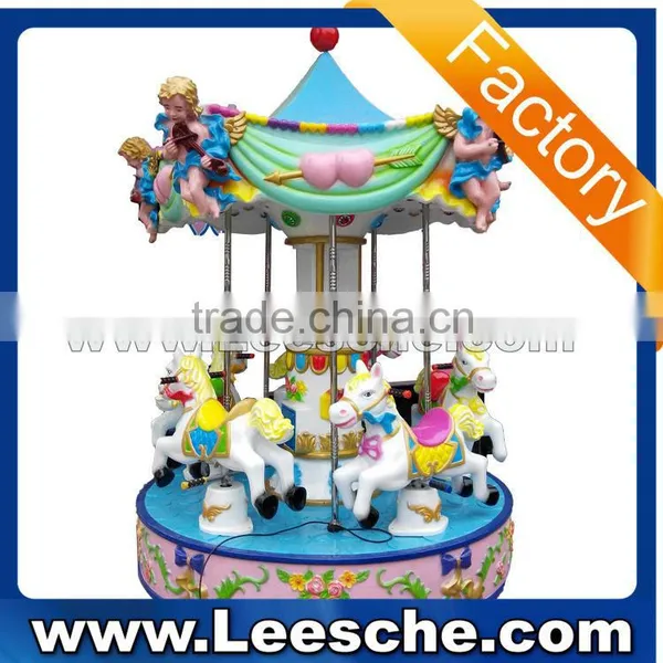 LSJN-110 2015 Hot Sale Trade Assurance Amusement Park Projects Kids Amusement Park Carousel Horse Sale