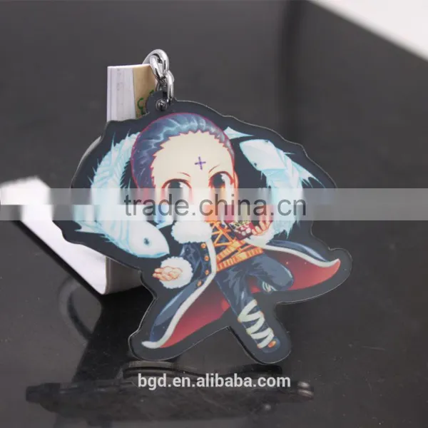 Hot Sell Transparent Cartoon Characters Plastic Key Ring photo-5