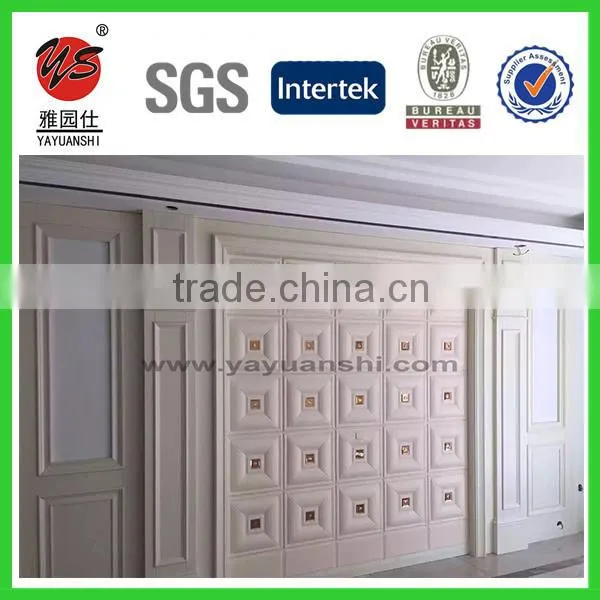 3D Leather Wall Panel-Faux Leather Moulding photo-6