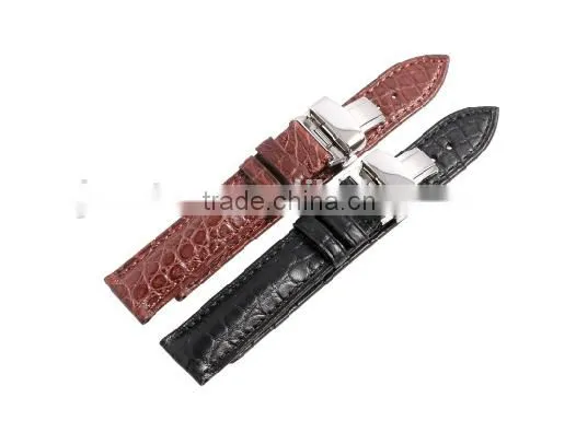 Luxury 100 % Alligator Handmade Leather Watch Strap for IWatch photo-3