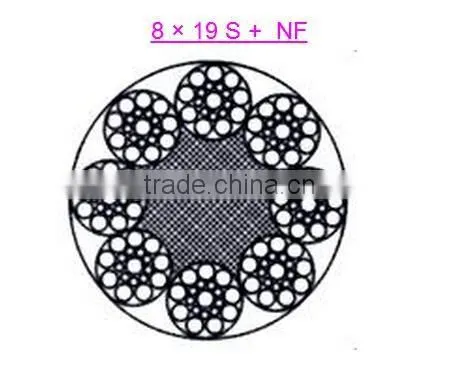 Strong Strength Elevator Steel Wire Rope 8x19S photo-2