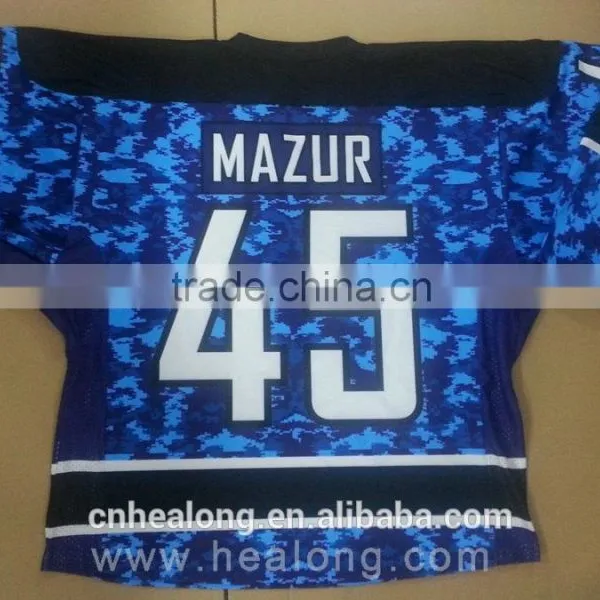Camo Custom Made Ice Hockey Jersey Sublimation Team Set Clothing Design photo-3