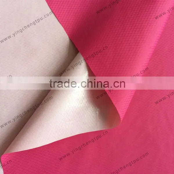 TPU Coated 30D Nylon Diamond Ripstop Fabric With Water Repellent for Lightweight Dry Storage Bag photo-3