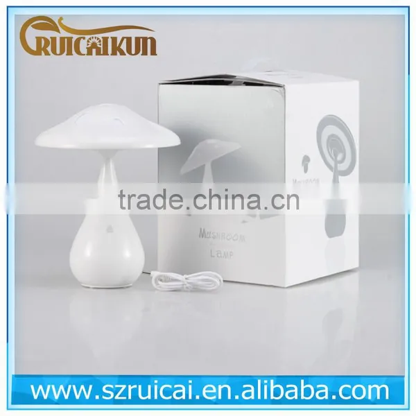 Creative Air Purification Led Mushroom Small Table Lamp photo-4
