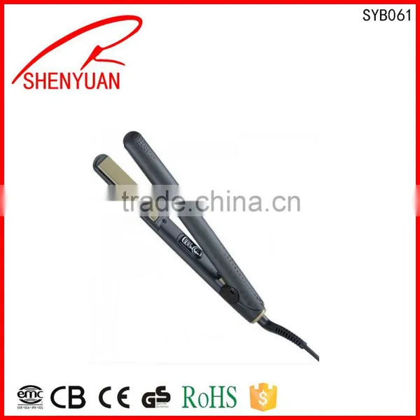 Home-use Mini PTC Ceramic Heating Plate Hair Straightener 360 Swivel Power Cord ISO 9001 photo-3