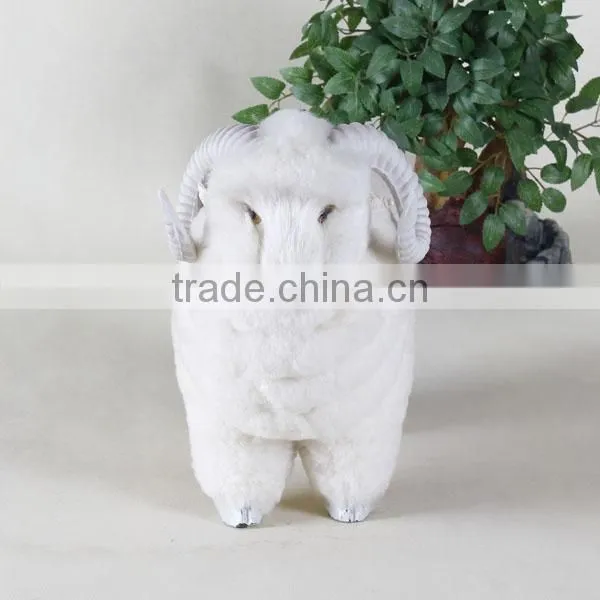 Unstuffed Plush Wire Animals Goat Metal Crafts Garden Decoration photo-5