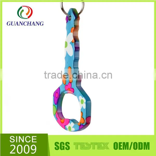 Promotional Custom Shape Bottle Opener Parts With Keychain photo-2