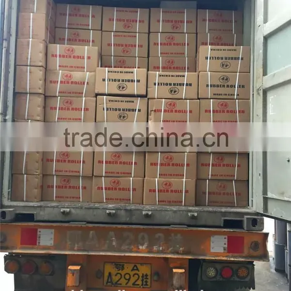 8" White Rice Husk Rubber Roller photo-4