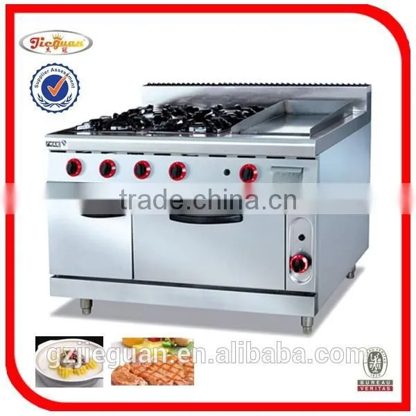 Stainless Steel Gas Ranges With Electric Oven(GH-987B) photo-2