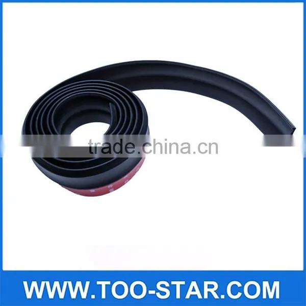 2.5"x98" FRONT BUMPER LIP SPLITTER BODY SPOILER VALENCE CHIN TRIM SIDE SKIRT photo-3