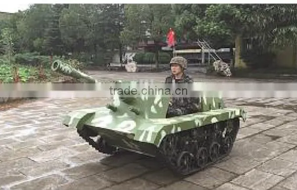 XBH 6X6-1B-2 Amusement Tiny Tank Track Drive Vehicle Entertainment Electronic Simulation Tank ATV photo-3