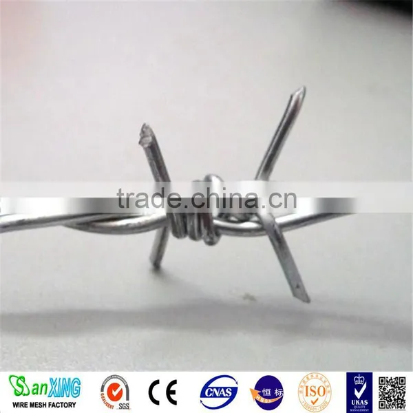 Hot Dipped Galvanized Barbed Wire 1.4mmx1.6mmx5'' for Fencing photo-6
