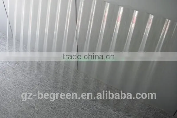 Polycarbonate pc Plastic Corrugated Roofing Sheet photo-2