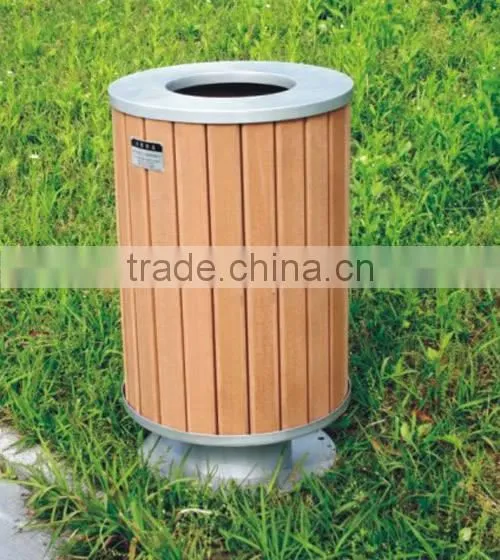 2016 Cheap Price and Good Quality Plastic Wood Outdoor Garden Trash Bin Outdoor Plastic Trash Bin photo-6
