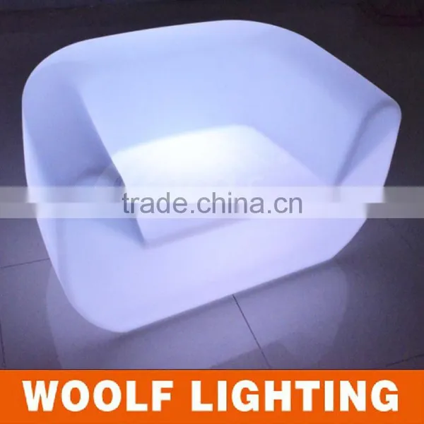 Club Hotel Color Changing LED Bar Illuminated Sofa Chair photo-2
