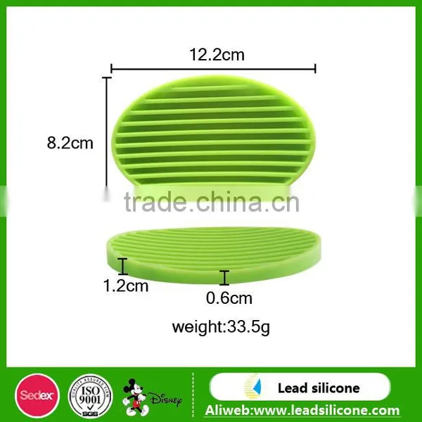 New Design Colorful Silicone Soap Box/Silicone Oval Soap Box photo-6