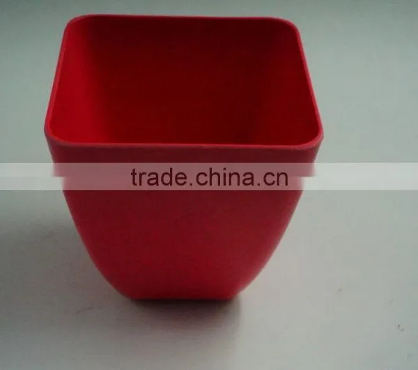 Bamboo Fiber Material Eco-friendly Recycled Flower Garden Pot photo-2