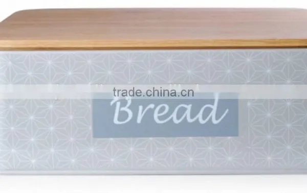 HOME KITCHEN Bamboo Bread Box photo-3