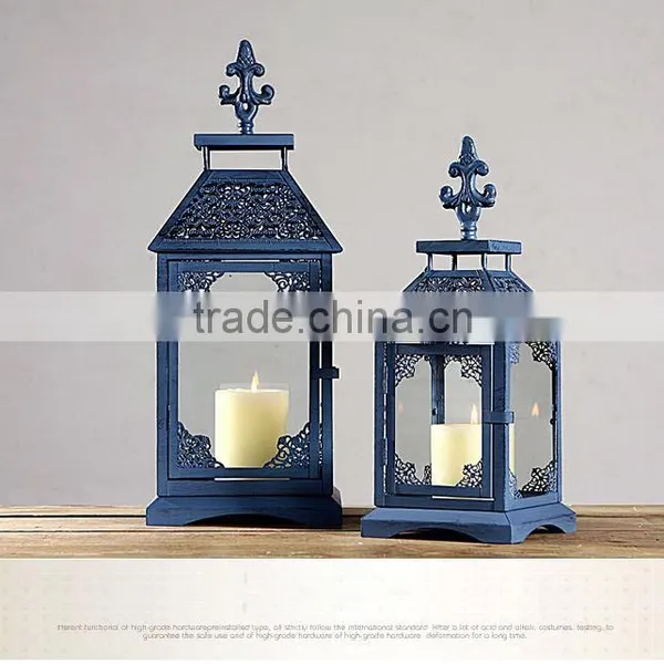 Hot Europe Candle Holders Votive Iron Candlestick Candle Lantern Party Home Wedding Decoration Candle Holder photo-6