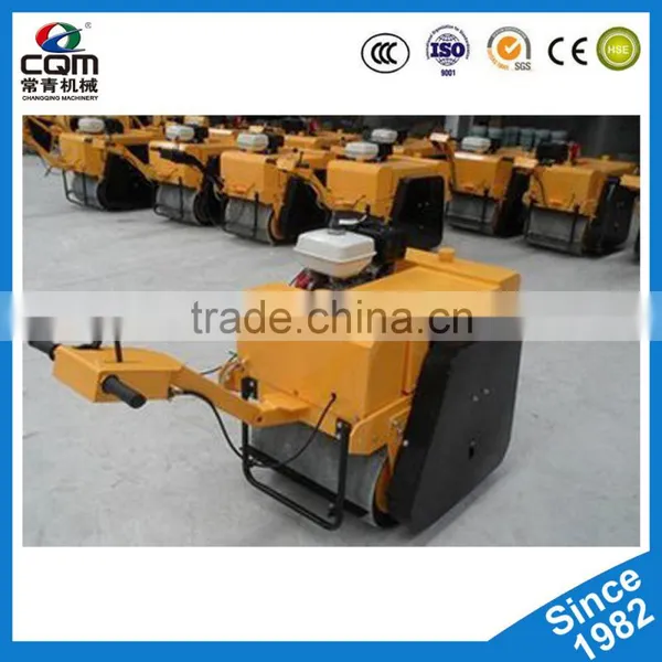 Manufactyrer Customized Walk Behind Double Drums Vibratory Road Roller photo-2