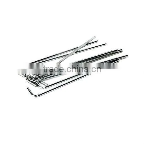Galvanized Metal Tent Pegs Hooks photo-2