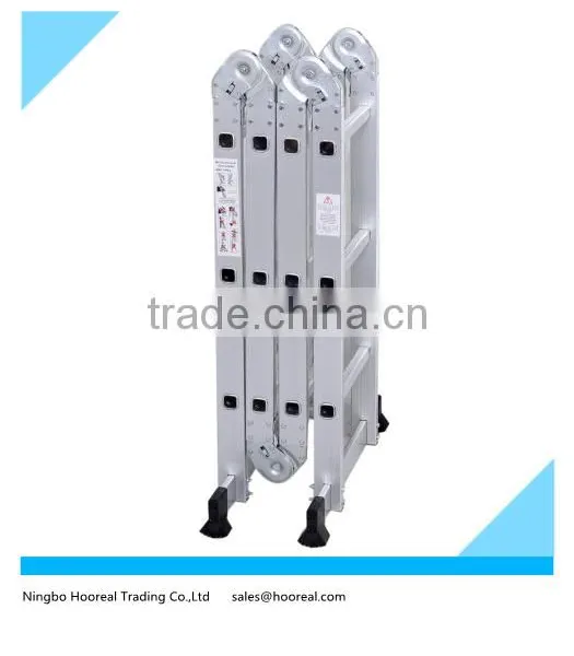 Multifunction Aluminum Folding Step Extension Folding Ladder photo-4