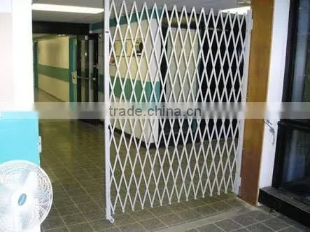 Safey Folding Steel Frame Security Door Adjustable Fence for Warehouse, House photo-6